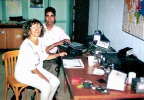 3A2MD/3V8BB en Tunisie dans le shack de 3V8BB  